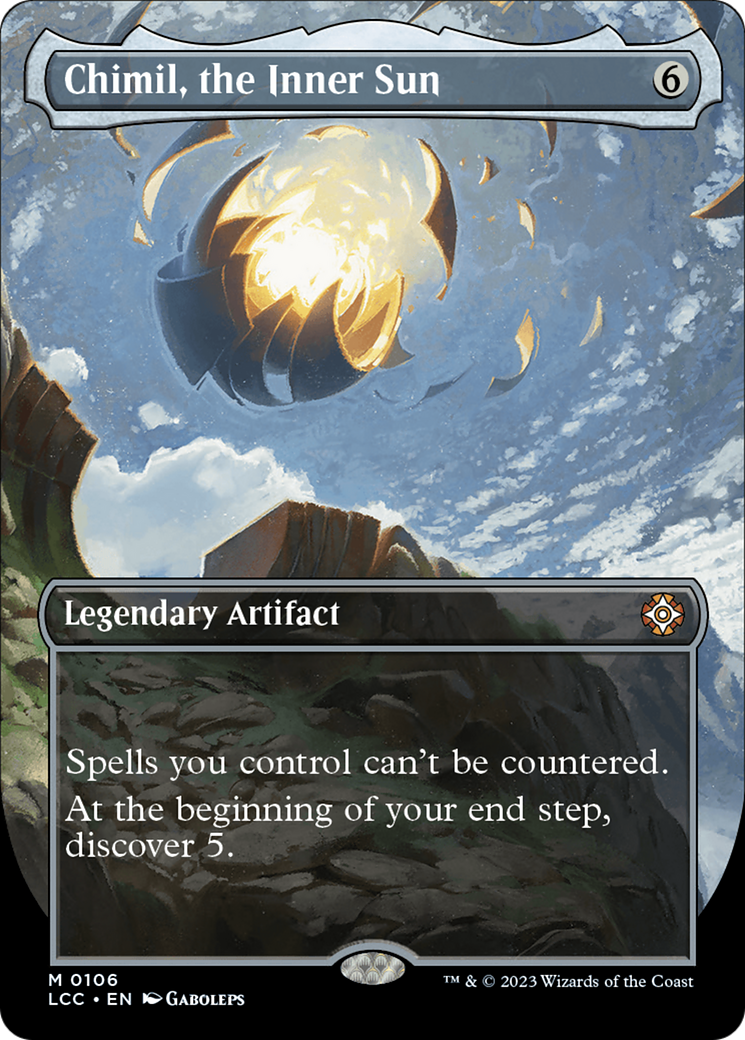 {R} Chimil, the Inner Sun (Borderless) [The Lost Caverns of Ixalan Commander][LCC 106]