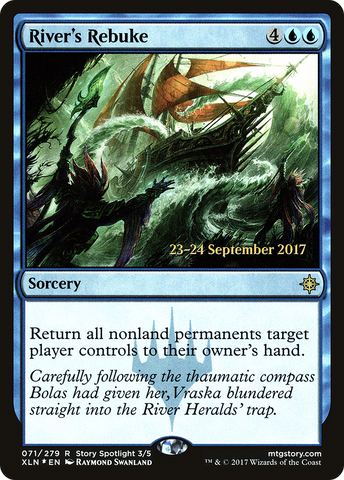 {R} River's Rebuke [Ixalan Prerelease Promos][PR XLN 071]