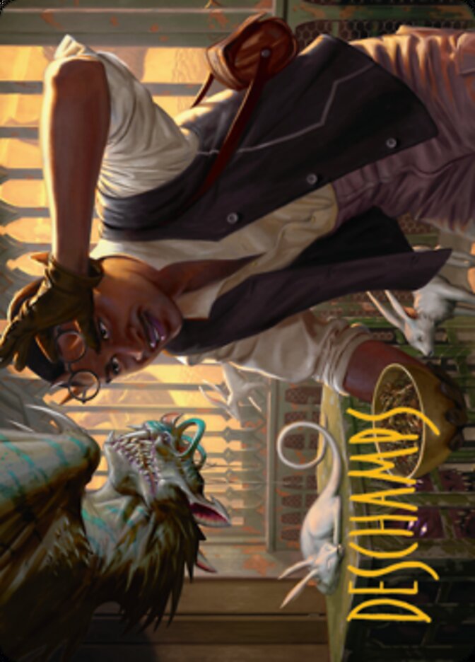 {A} Bennie Bracks, Zoologist Art Card (Gold-Stamped Signature) [Streets of New Capenna Art Series][GS ASNC 049]