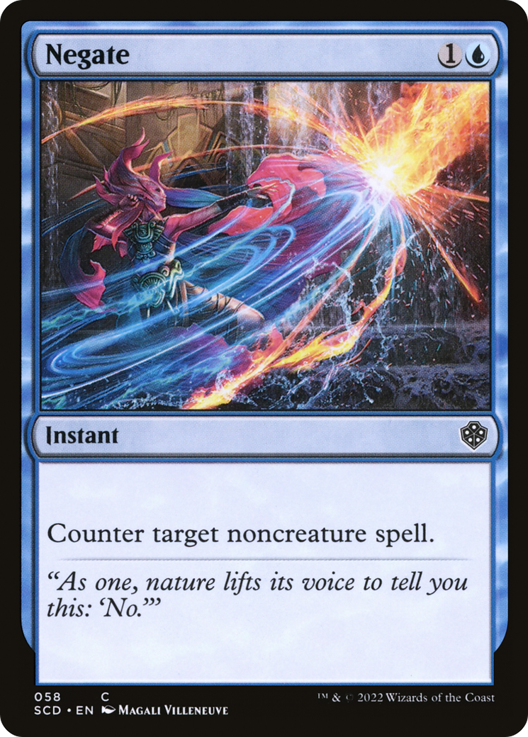 {C} Negate [Starter Commander Decks][SCD 058]