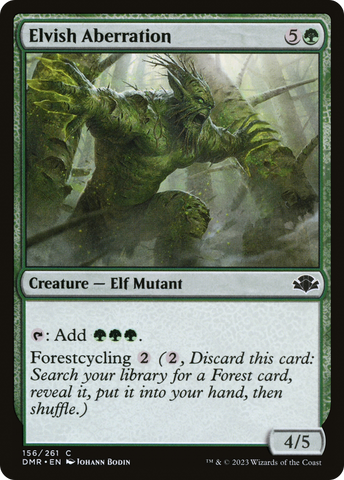 {C} Elvish Aberration [Dominaria Remastered][DMR 156]