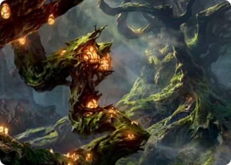 {A} Forest Art Card [Strixhaven: School of Mages Art Series][ASTX 050]