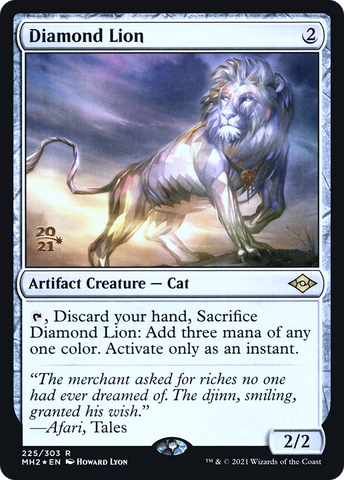 {R} Diamond Lion [Modern Horizons 2 Prerelease Promos][PR MH2 225]