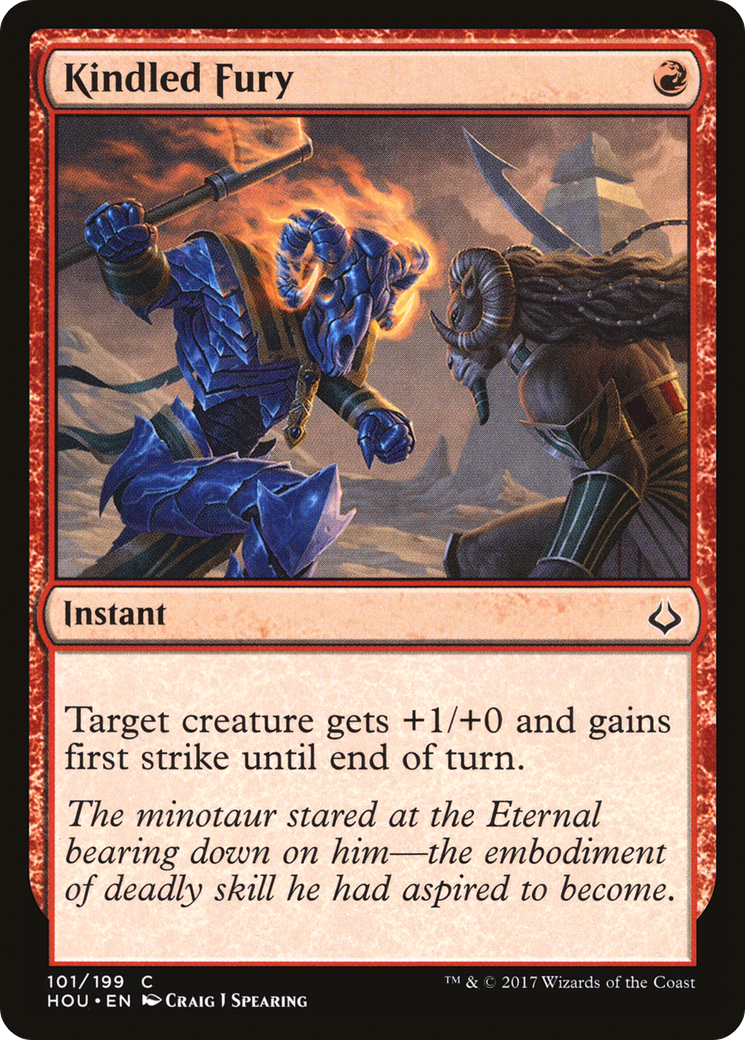 {C} Kindled Fury [Hour of Devastation][HOU 101]