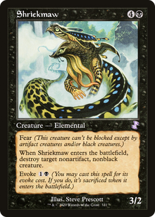 {R} Shriekmaw (Timeshifted) [Time Spiral Remastered][TSR 331]