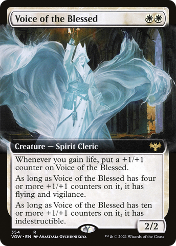{R} Voice of the Blessed (Extended Art) [Innistrad: Crimson Vow][VOW 354]