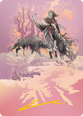 {A} Arlinn, the Pack's Hope 2 Art Card (Gold-Stamped Signature) [Innistrad: Midnight Hunt Art Series][GS AMID 003]
