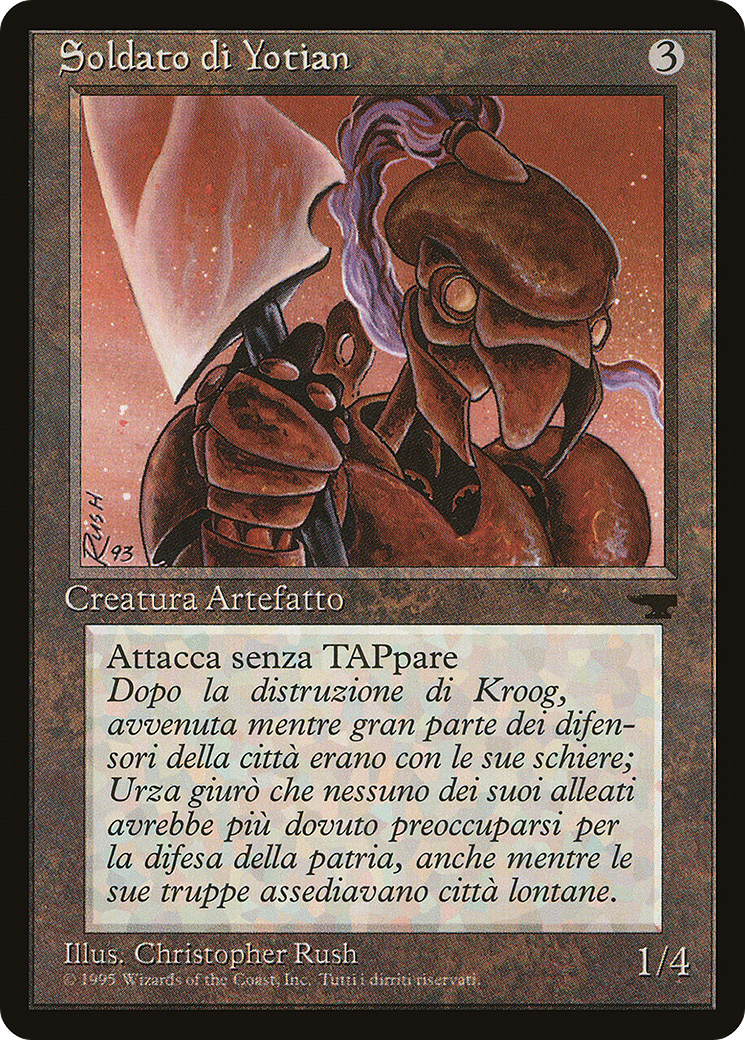 {C} Yotian Soldier (Italian) - "Soldato di Yotian" [Rinascimento][RIN 150]