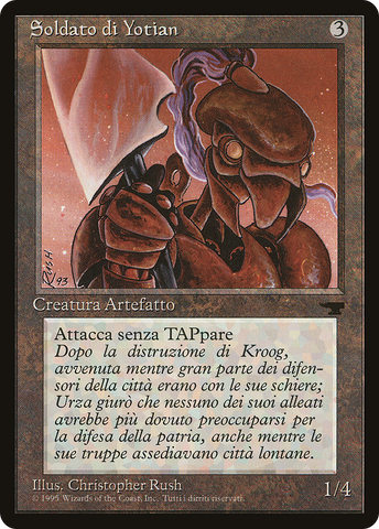 {C} Yotian Soldier (Italian) - "Soldato di Yotian" [Rinascimento][RIN 150]