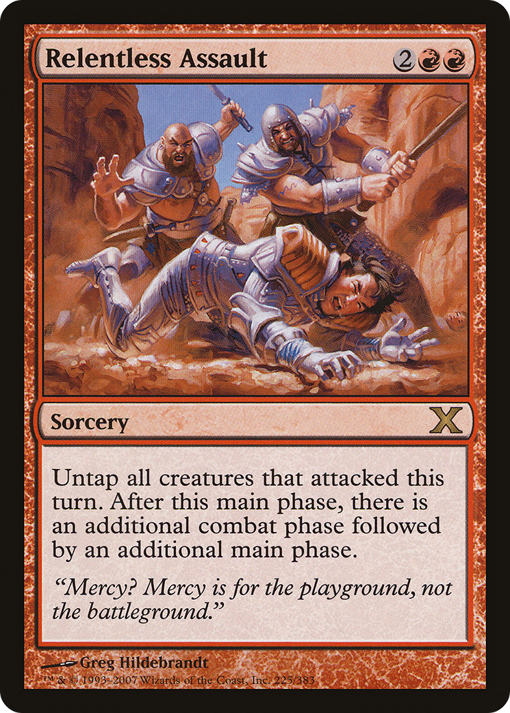 {R} Relentless Assault [Tenth Edition][10E 225]