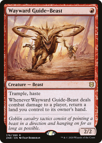 {R} Wayward Guide-Beast [Zendikar Rising][ZNR 176]