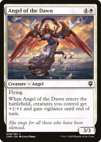 {C} Angel of the Dawn [Commander Legends][CMR 006]