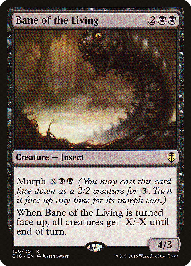 {R} Bane of the Living [Commander 2016][C16 106]