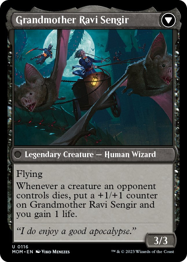 {C} Invasion of Ulgrotha // Grandmother Ravi Sengir [March of the Machine][MOM 116]