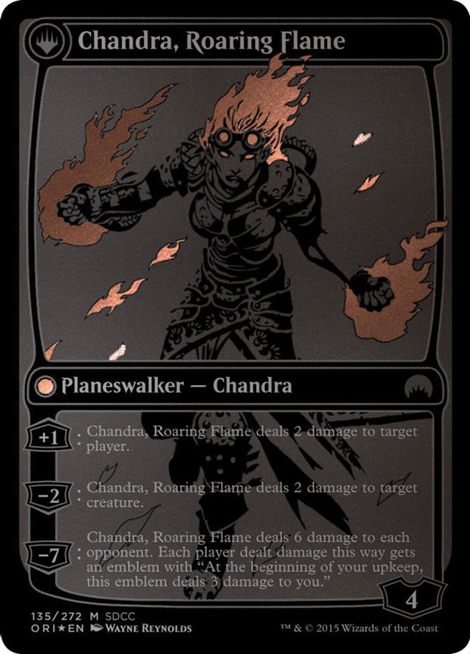 {R} Chandra, Fire of Kaladesh // Chandra, Roaring Flame [San Diego Comic-Con 2015][PA SD15 135]