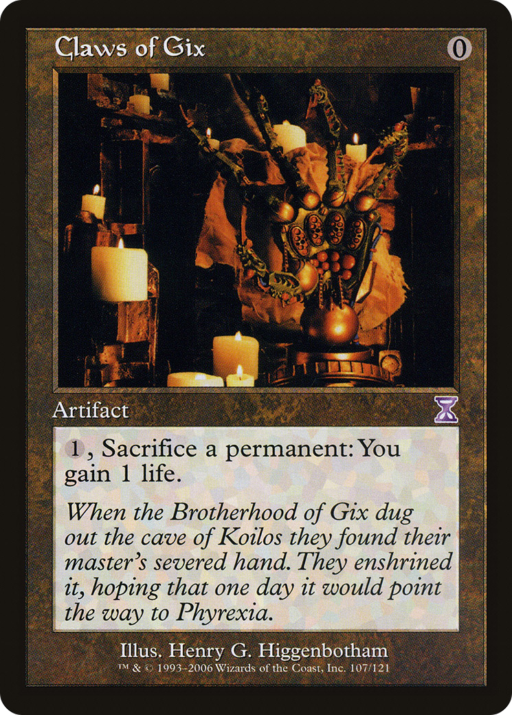 {R} Claws of Gix [Time Spiral Timeshifted][TSB 107]