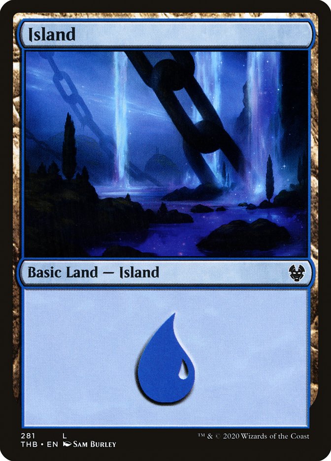 {B}[THB 281] Island (281) [Theros Beyond Death]