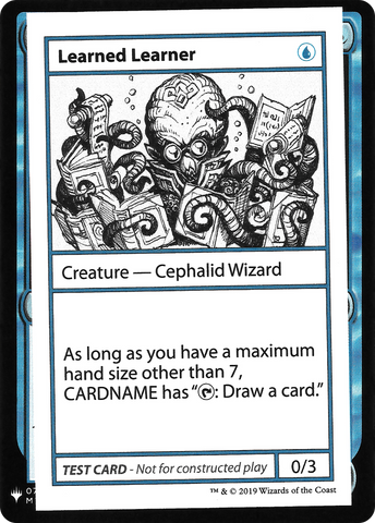 {R} Learned Learner [Mystery Booster Playtest Cards][CON CMB1 025]