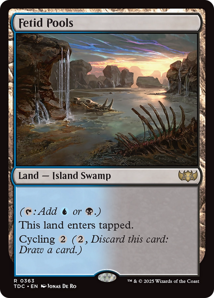 {R} Fetid Pools [Tarkir: Dragonstorm Commander][TDC 363]
