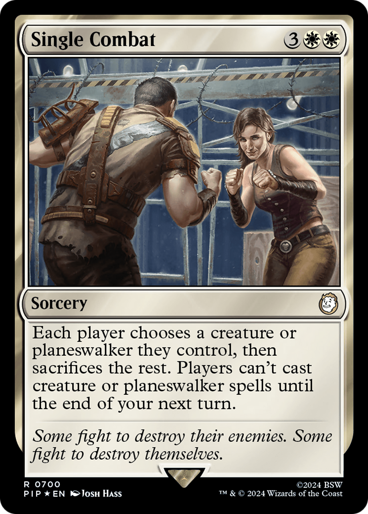 {R} Single Combat (Surge Foil) [Fallout][PIP 700]