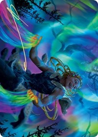 {A} Esika, God of the Tree Art Card (Gold-Stamped Signature) [Kaldheim Art Series][GS AKHM 043]