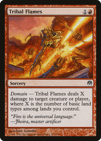 {C} Tribal Flames [Duel Decks: Phyrexia vs. the Coalition][DDE 051]