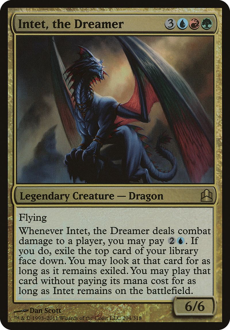 {O} Intet, the Dreamer (Oversized) [Commander 2011 Oversized][OVR CMD 204]
