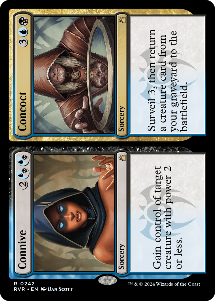 {R} Connive // Concoct [Ravnica Remastered][RVR 242]