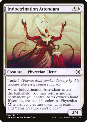{C} Indoctrination Attendant [Phyrexia: All Will Be One][ONE 016]