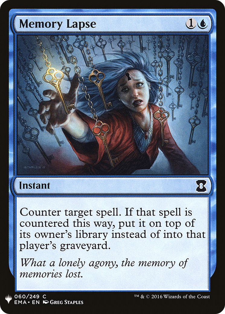 {C} Memory Lapse [Mystery Booster][LS EMA 060]