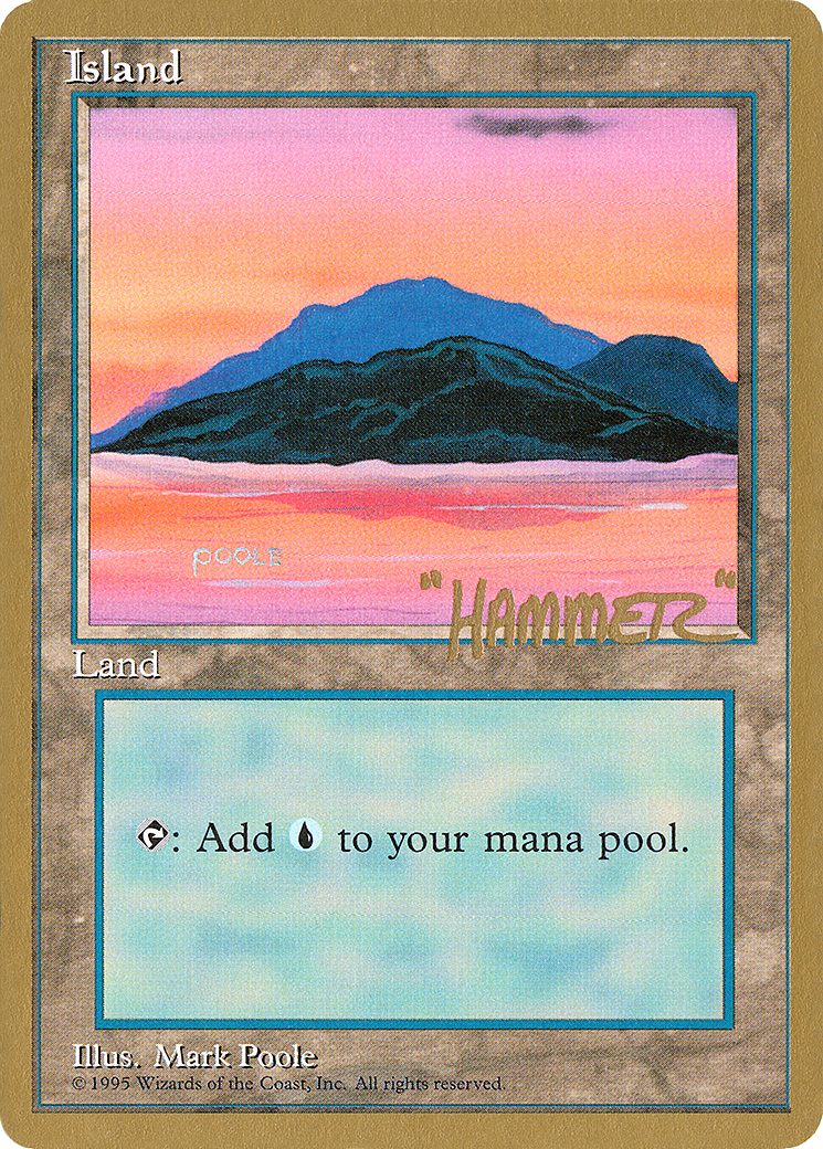 {B}[GB PTC SHR369] Island (shr369) (Shawn "Hammer" Regnier) [Pro Tour Collector Set]
