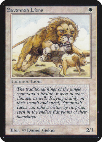 {R} Savannah Lions [Alpha Edition][LEA 038]