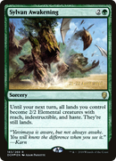 {R} Sylvan Awakening [Dominaria Prerelease Promos][PR DOM 183]