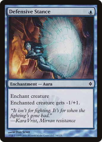 {C} Defensive Stance [New Phyrexia][NPH 034]