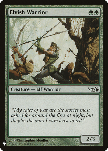 {C} Elvish Warrior [Mystery Booster][LS DD1 005]