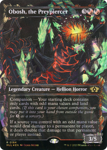 {R} Obosh, the Preypiercer (Halo Foil) [Multiverse Legends][MUL 184]