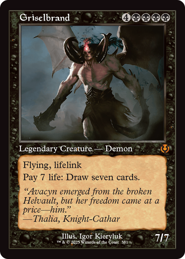 {R} Griselbrand (Retro Frame) [Innistrad Remastered][INR 381]