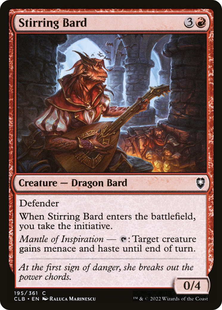 {C} Stirring Bard [Commander Legends: Battle for Baldur's Gate][CLB 195]