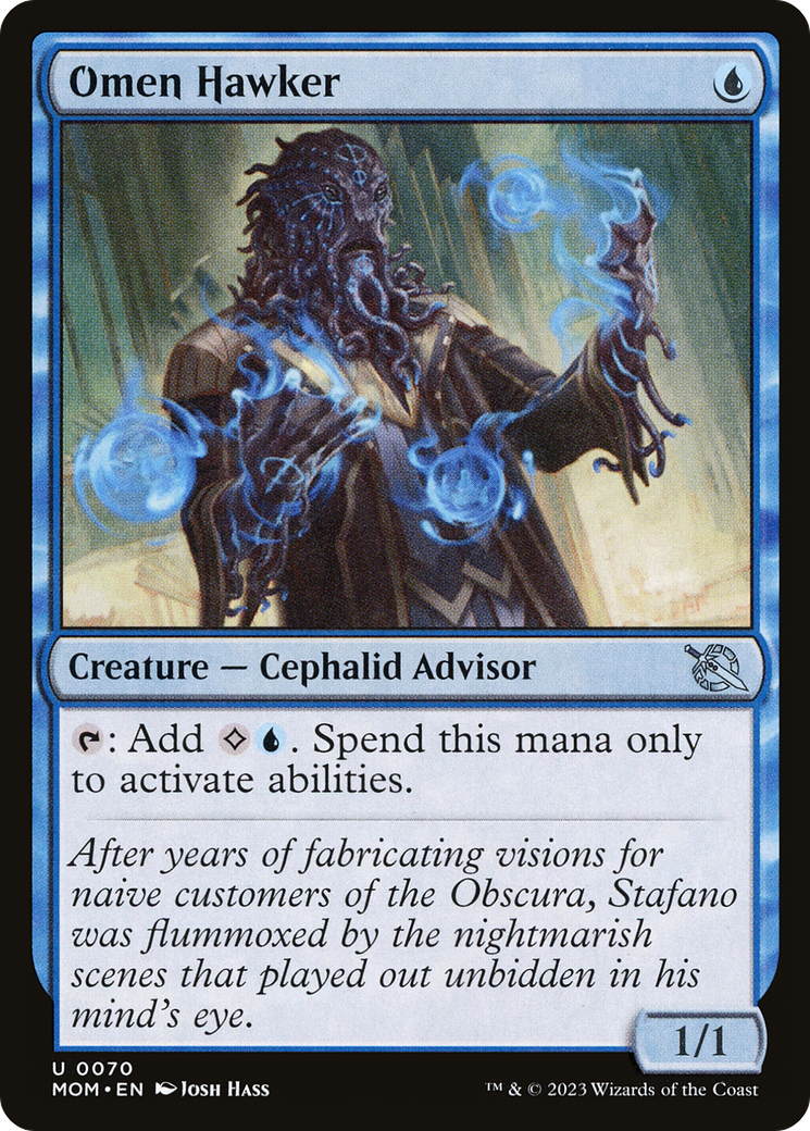 {C} Omen Hawker [March of the Machine][MOM 070]