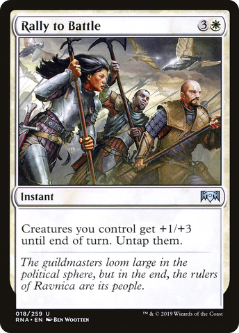 {C} Rally to Battle [Ravnica Allegiance][RNA 018]