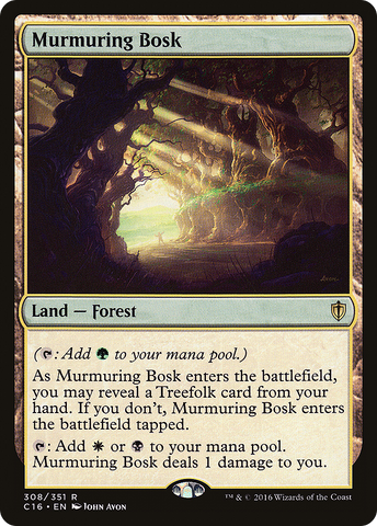 {R} Murmuring Bosk [Commander 2016][C16 308]