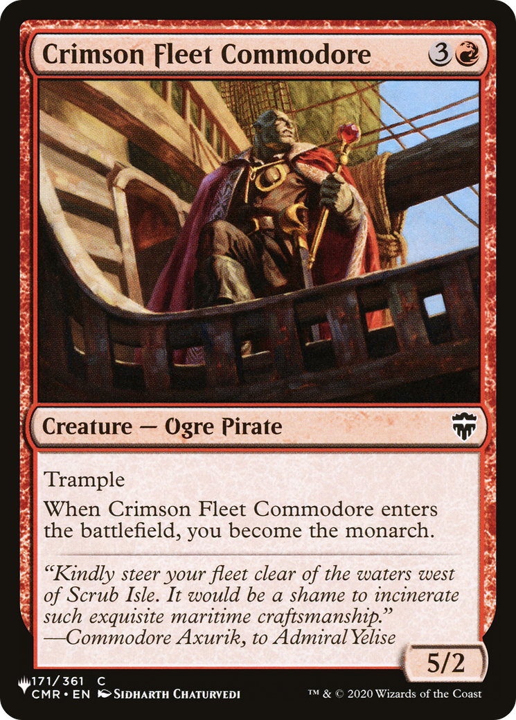 Crimson Fleet Commodore [LIST 171/361]