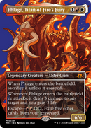 {R} Phlage, Titan of Fire's Fury (Borderless) [Modern Horizons 3][MH3 379]