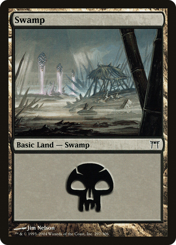 {B}[CHK 297] Swamp (297) [Champions of Kamigawa]