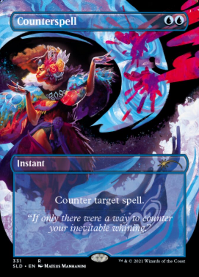 {R} Counterspell (Borderless) [Secret Lair Drop Series][SLD 331]