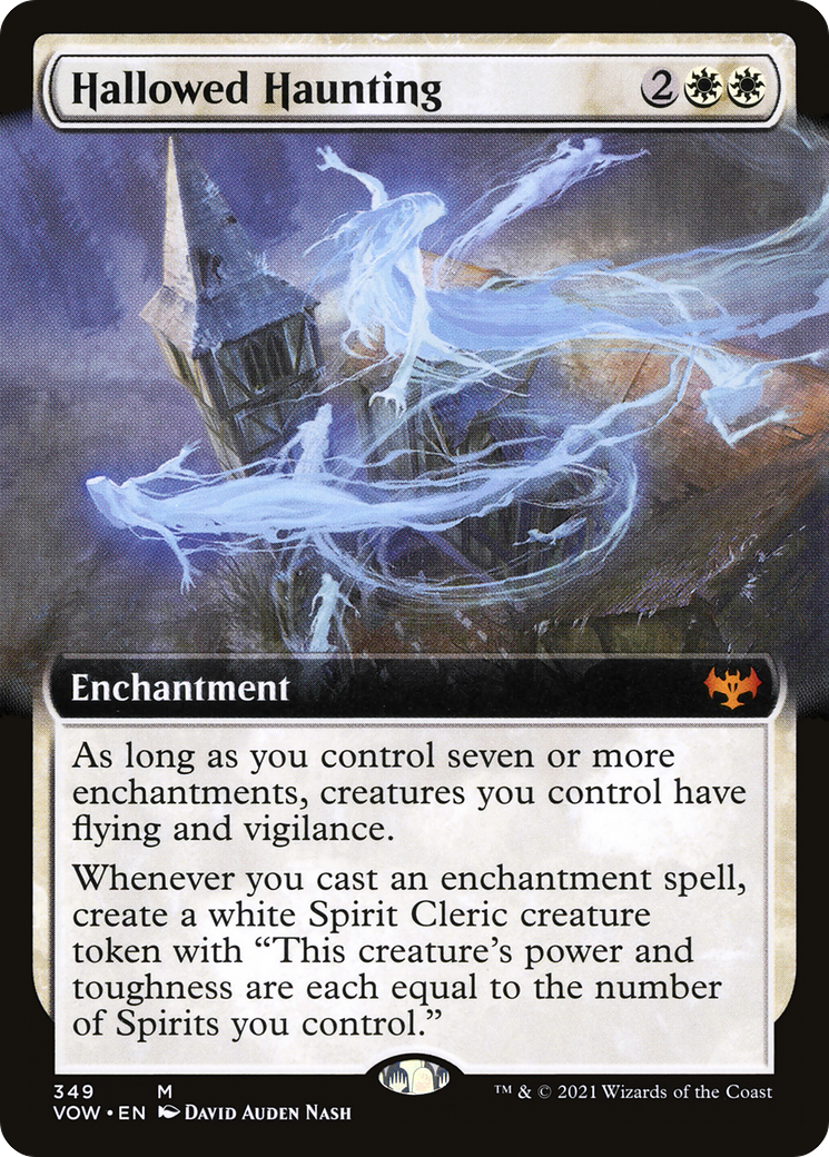 {R} Hallowed Haunting (Extended Art) [Innistrad: Crimson Vow][VOW 349]
