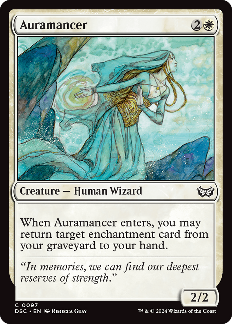 {C} Auramancer [Duskmourn: House of Horror Commander][DSC 097]