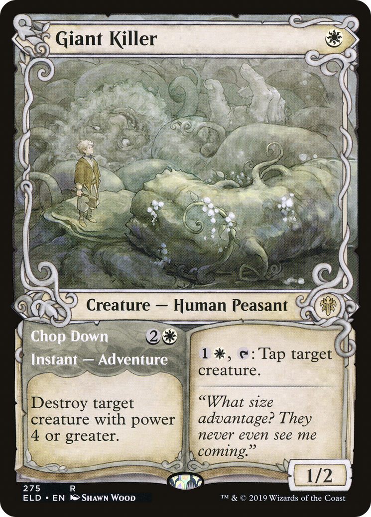 {R} Giant Killer // Chop Down (Showcase) [Throne of Eldraine][ELD 275]