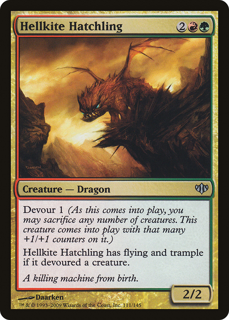 {C} Hellkite Hatchling [Conflux][CON 111]