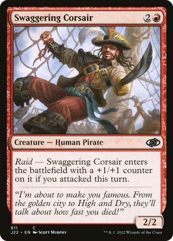 {C} Swaggering Corsair [Jumpstart 2022][J22 611]